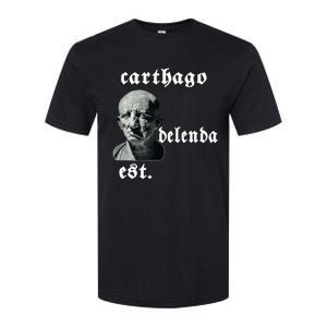 Roman Senator Marco PóRcio CatãO Quote Carthago Delenda Est Softstyle CVC T-Shirt