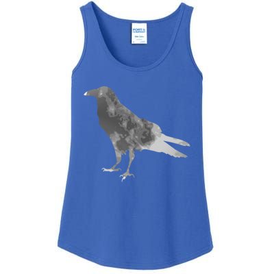 Raven Silhouette Moon For Halloween Witches Gift Ladies Essential Tank