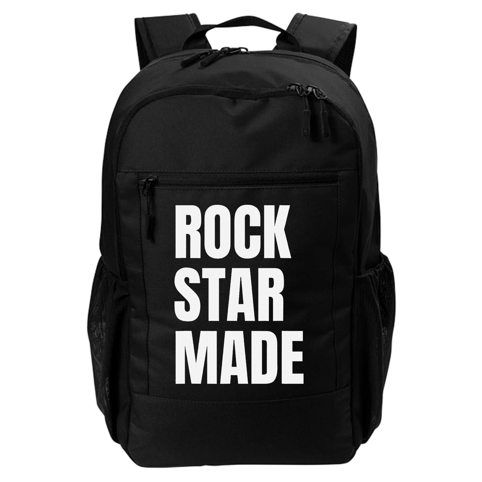 Rock Star Made Rockstar Made Rap Hip Hop Trap Backpack