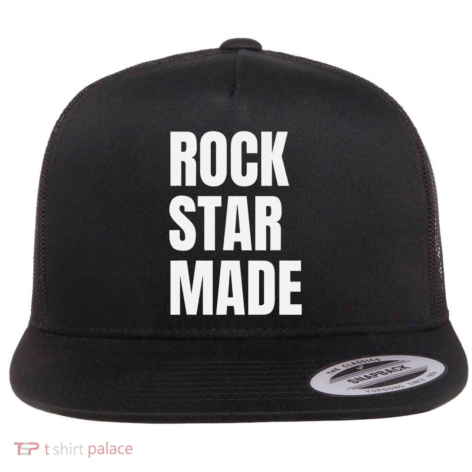 Rock Star Made Rockstar Made Rap Hip Hop Trap Flatbill Hat