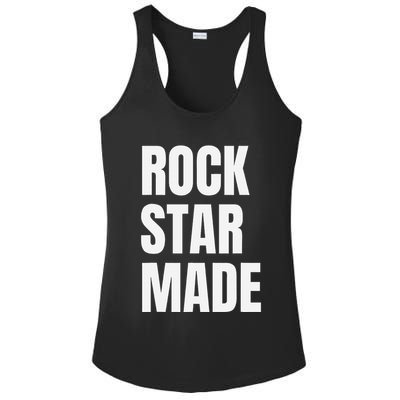 Rock Star Made Rockstar Made Rap Hip Hop Trap Ladies PosiCharge Competitor Racerback Tank