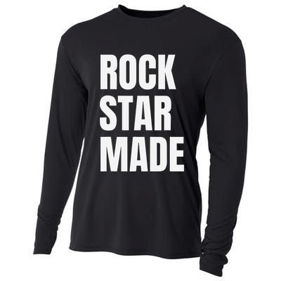 Rock Star Made Rockstar Made Rap Hip Hop Trap Cooling Performance Long Sleeve Crew