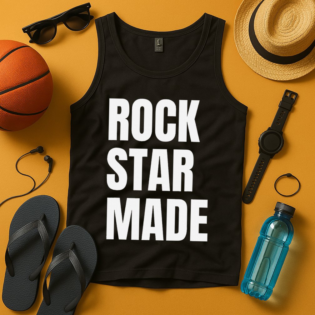 Rock Star Made Rockstar Made Rap Hip Hop Trap Tank Top