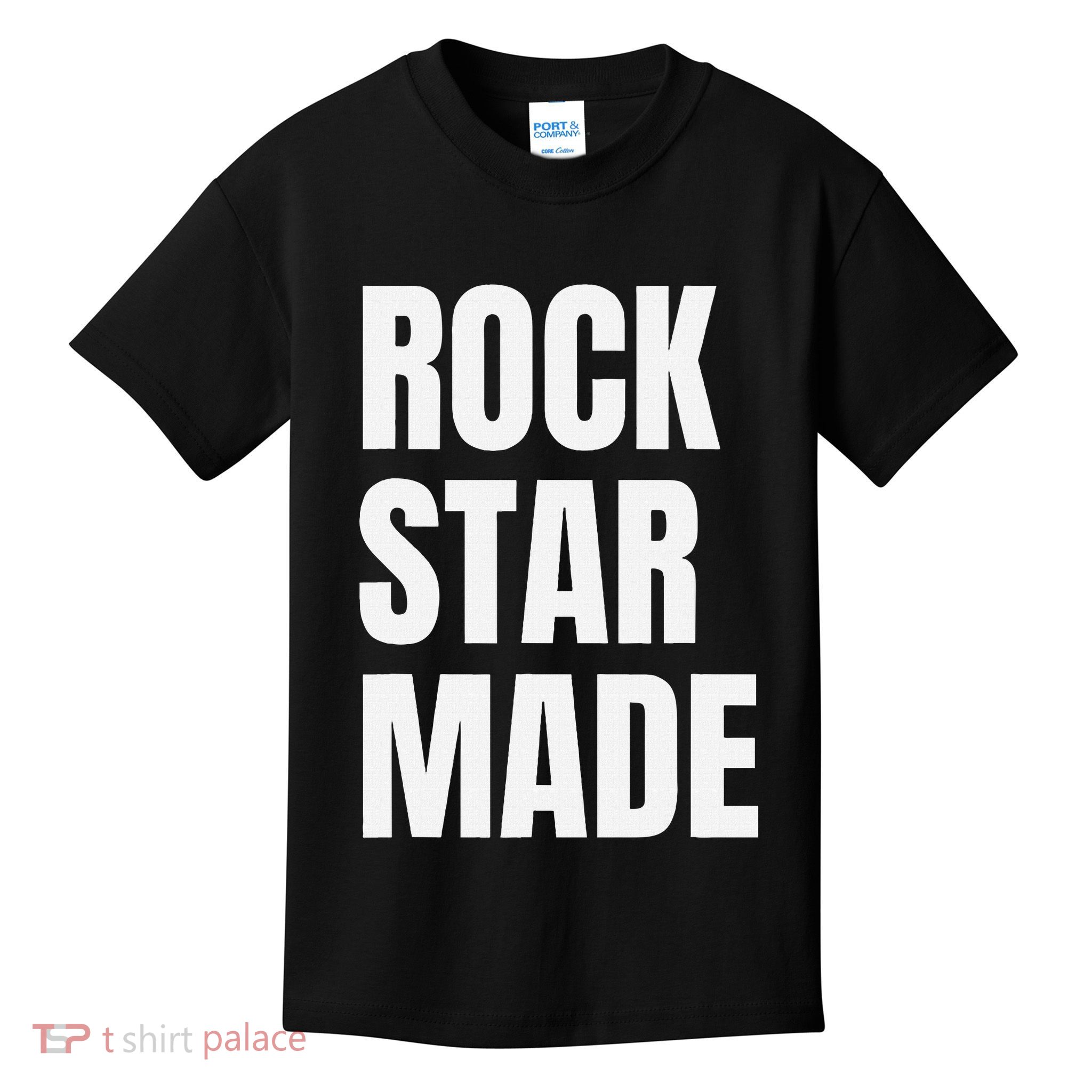 Rock Star Made Rockstar Made Rap Hip Hop Trap Kids T-Shirt
