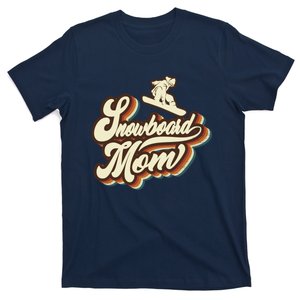 Retro Snowboard Mom Sports Mama Mothers Day T-Shirt