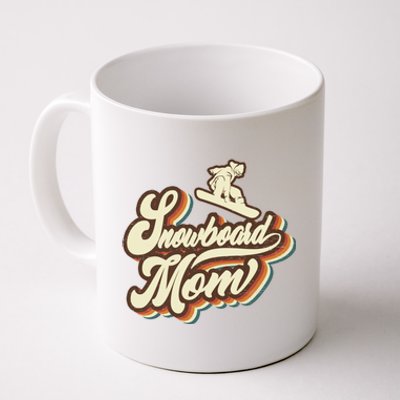 Retro Snowboard Mom Sports Mama Mothers Day Coffee Mug