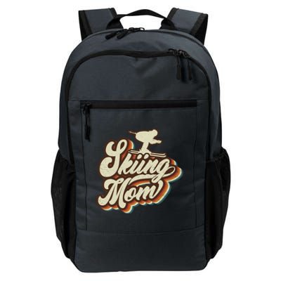 Retro Skiing Mom Sports Mama Mothers Day Gift Daily Commute Backpack