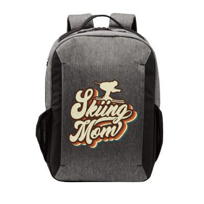 Retro Skiing Mom Sports Mama Mothers Day Gift Vector Backpack