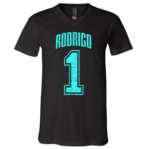 Rodrigo Supporter Number 1 Greatest Fan V-Neck T-Shirt