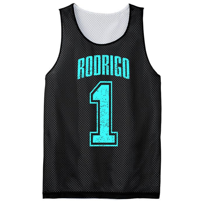 Rodrigo Supporter Number 1 Greatest Fan Mesh Reversible Basketball Jersey Tank