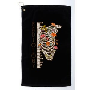 Radiology Skeleton Nurse Platinum Collection Golf Towel