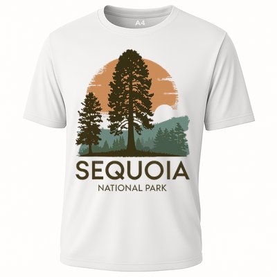 Retro Sequoia National Park Novelty Vacation Tree Minimalist Performance Shirt