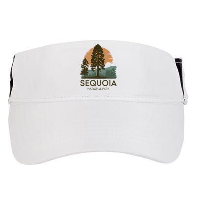 Retro Sequoia National Park Novelty Vacation Tree Minimalist Adult Drive Performance Visor