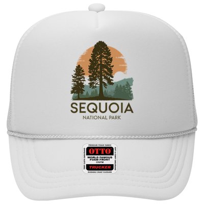 Retro Sequoia National Park Novelty Vacation Tree Minimalist Trucker Hat