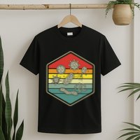 Retro Science Nerd Gift Microbiology Bacteria Biology T-Shirt