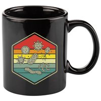 Retro Science Nerd Gift Microbiology Bacteria Biology 11oz C Handle Ceramic Mug