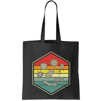 Retro Science Nerd Gift Microbiology Bacteria Biology Bag