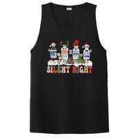 Retro Silent Night Icu Nurse Christmas PosiCharge Competitor Tank