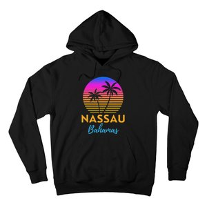 Retro Sunset Nassau Bahamas Beach Trip Vacation Summer Group Hoodie