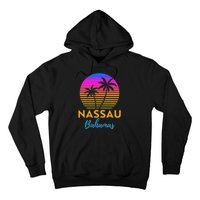 Retro Sunset Nassau Bahamas Beach Trip Vacation Summer Group Hoodie