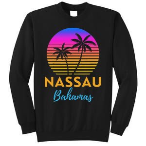 Retro Sunset Nassau Bahamas Beach Trip Vacation Summer Group Sweatshirt