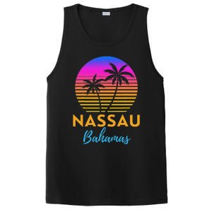 Retro Sunset Nassau Bahamas Beach Trip Vacation Summer Group PosiCharge Competitor Tank