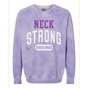 Roderick Strong Neck Strong Since 2000 Colorblast Crewneck Sweatshirt