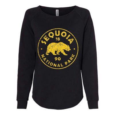 Retro Sequoia National Park Vintage Hiking Womens California Wash Sweatshirt