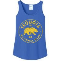 Retro Sequoia National Park Vintage Hiking Ladies Essential Tank