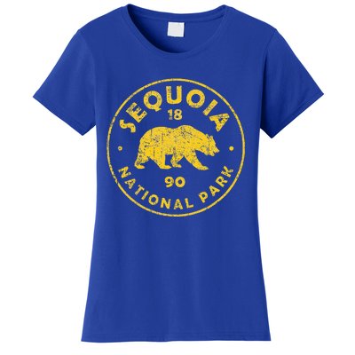 Retro Sequoia National Park Vintage Hiking Women's T-Shirt