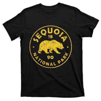 Retro Sequoia National Park Wo T-Shirt