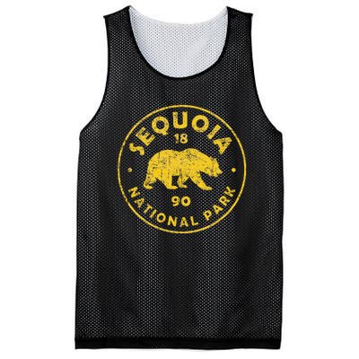 Retro Sequoia National Park Wo Mesh Reversible Basketball Jersey Tank