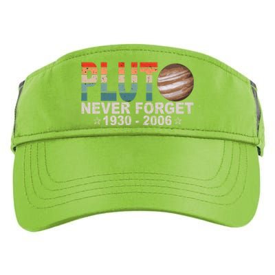 Retro Space Never Forget Pluto 1930 Gift 2006 Funny Gift Adult Drive Performance Visor