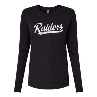 Raiders Sports Name Womens Cotton Relaxed Long Sleeve T-Shirt