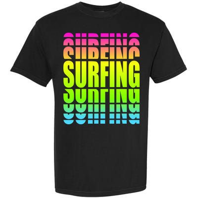Retro Surfing Neon Garment-Dyed Heavyweight T-Shirt
