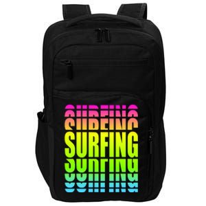 Retro Surfing Neon Impact Tech Backpack