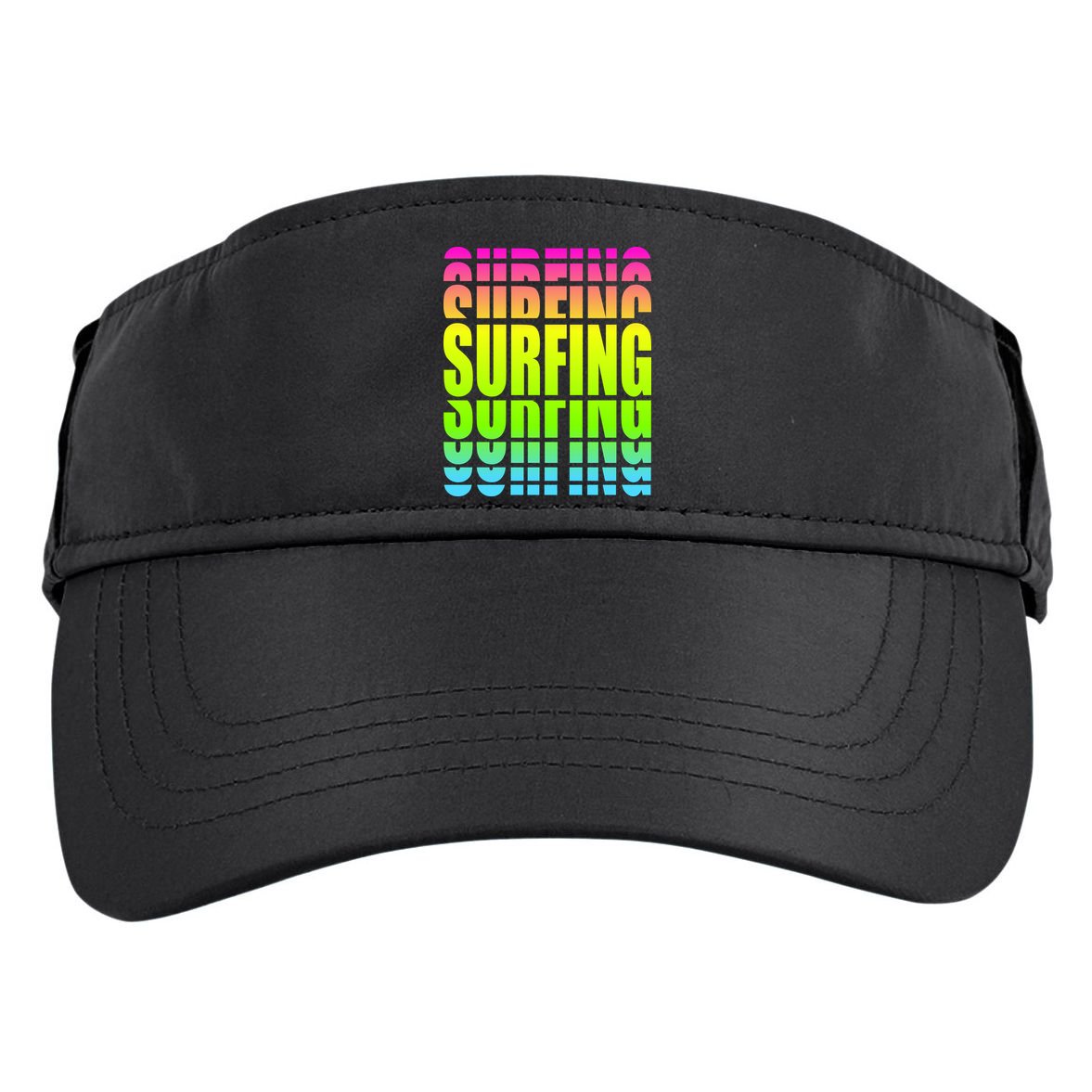 Retro Surfing Neon Adult Drive Performance Visor