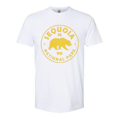 Retro Sequoia National Park Women Vintage Hiking Softstyle® CVC T-Shirt