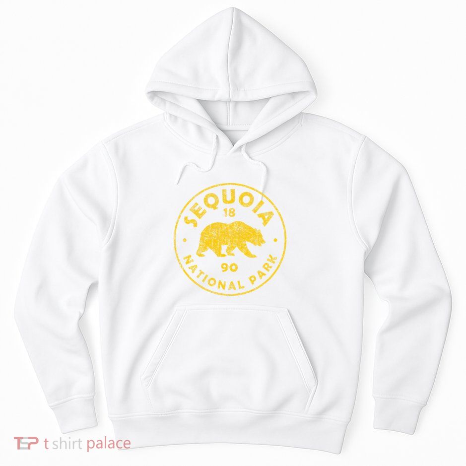 Retro Sequoia National Park Women Vintage Hiking Hoodie