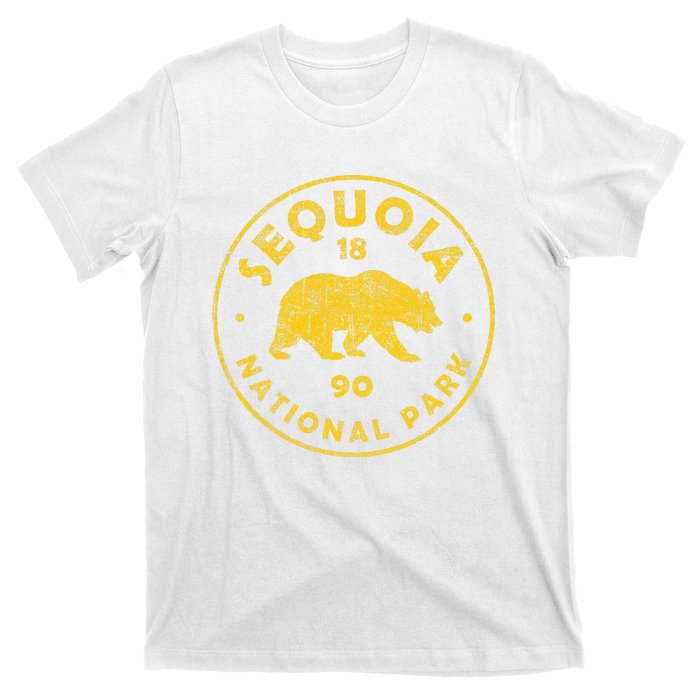 Retro Sequoia National Park Women Vintage Hiking T-Shirt