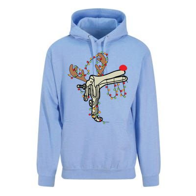 Reindeer Speculum Nurse Gifts For Nurse Christmas Speculum Unisex Surf Hoodie