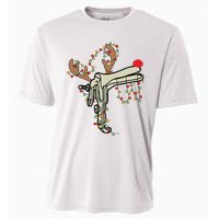 Reindeer Speculum Nurse Gifts For Nurse Christmas Speculum Cooling Performance Crew T-Shirt