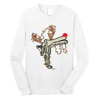 Reindeer Speculum Nurse Gifts For Nurse Christmas Speculum Long Sleeve Shirt