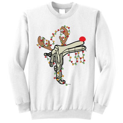 Reindeer Speculum Nurse Gifts For Nurse Christmas Speculum Sweatshirt