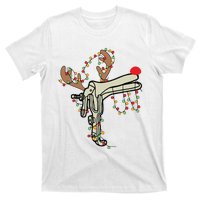 Reindeer Speculum Nurse Gifts For Nurse Christmas Speculum T-Shirt