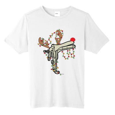 Reindeer Speculum Nurse Gifts For Nurse Christmas Speculum Tall Fusion ChromaSoft Performance T-Shirt