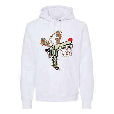 Reindeer Speculum Nurse Gifts For Nurse Christmas Speculum Premium Hoodie