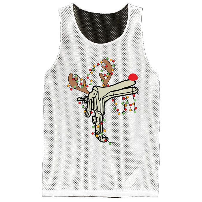 Reindeer Speculum Nurse Gifts For Nurse Christmas Speculum Mesh Reversible Basketball Jersey Tank