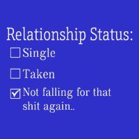 Relationship Status Not Falling For That Shit Again 16 in Basic Backpack