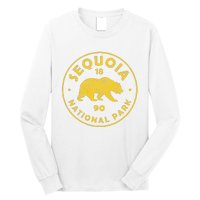 Retro Sequoia National Park Women Vintage Hiking Long Sleeve Shirt